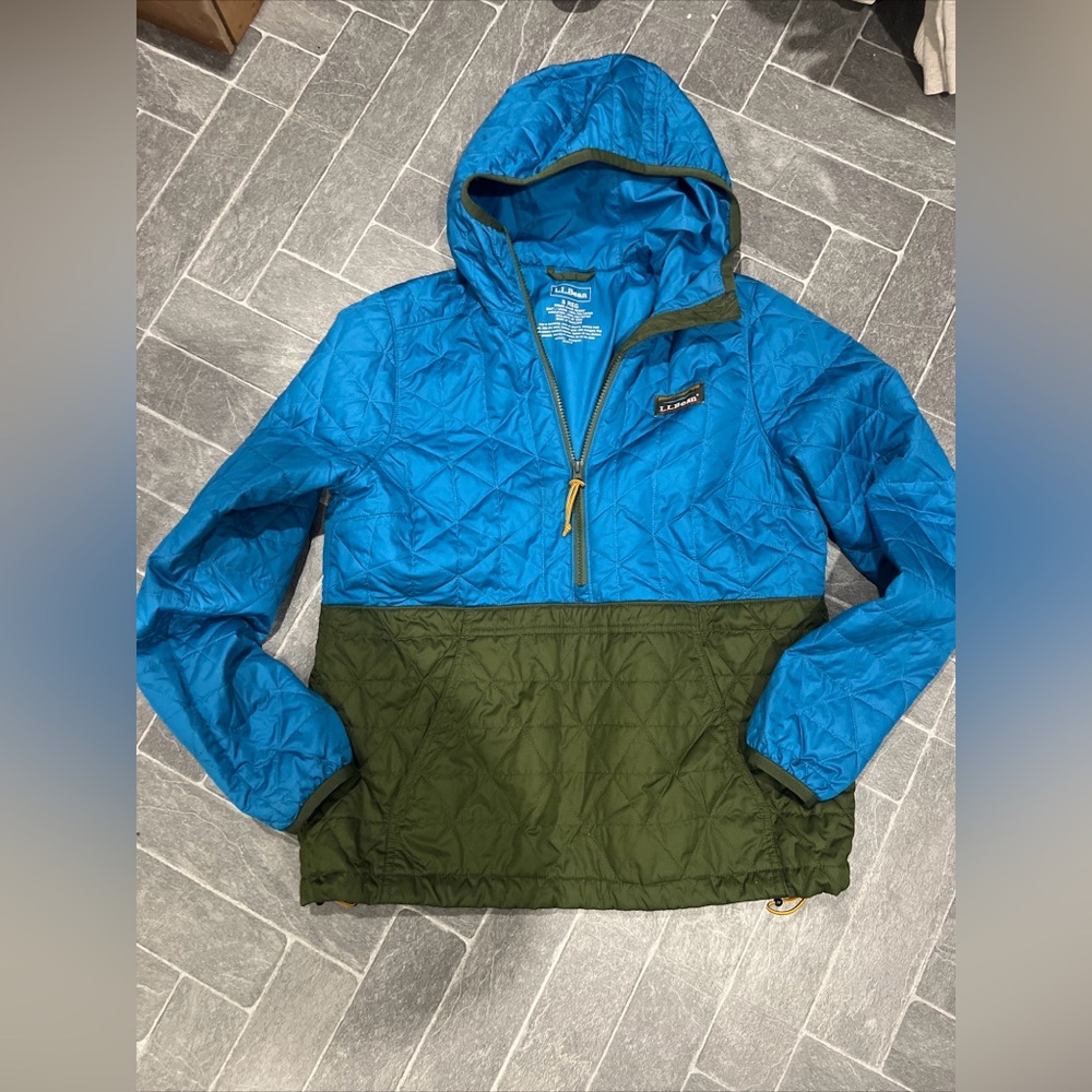 L.L. Bean women’s quilted down pullover jacket - Small